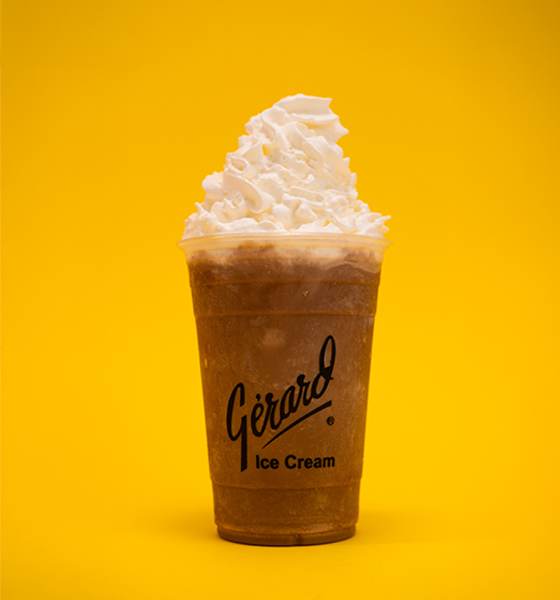 Chocolate Milkshake topped with whipped cream